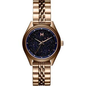 Mini Galaxy Midnight Rose Gold Watch NWT, Rare HTF